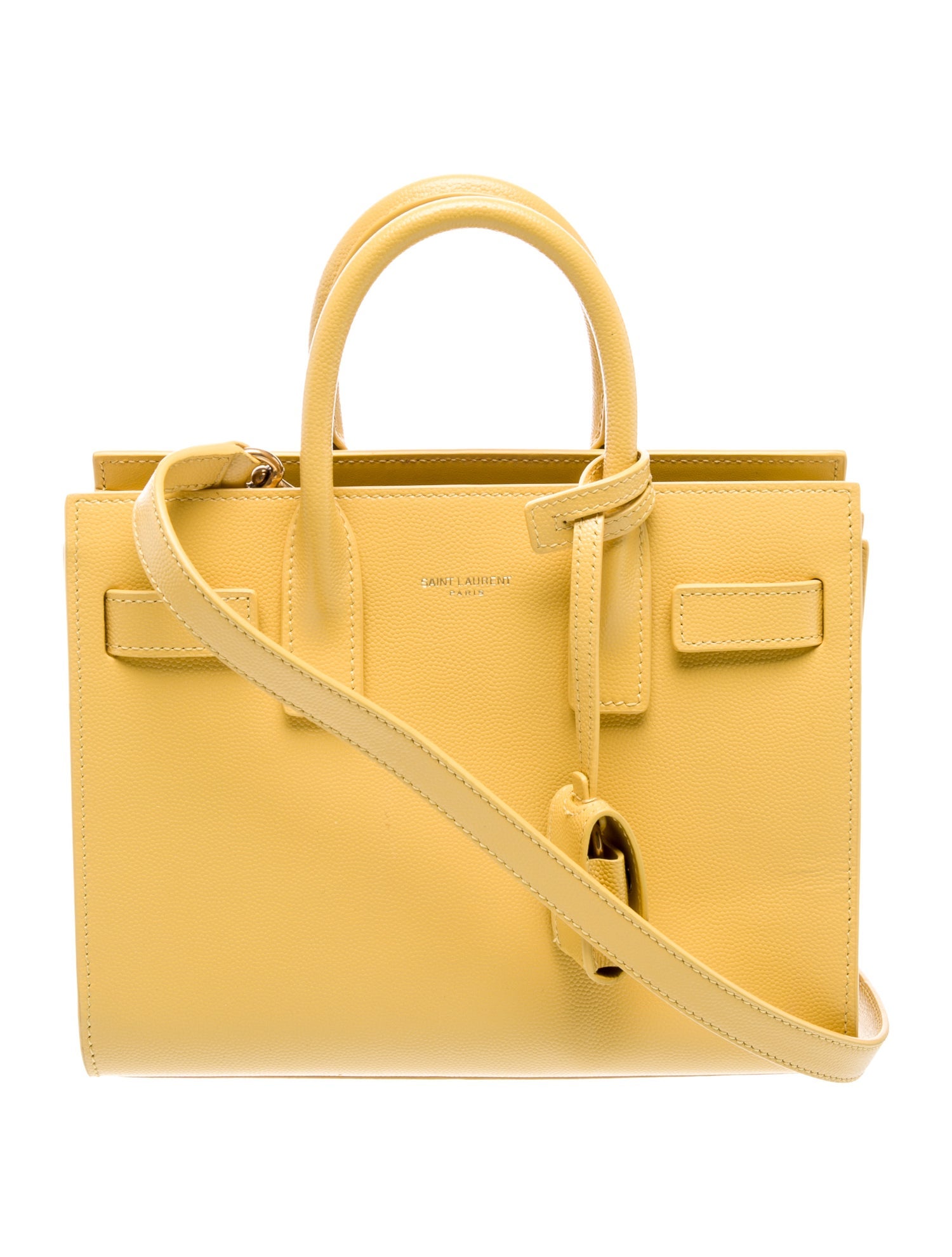 Saint Laurent Leather Sac De Jour Nano