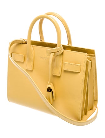 Saint Laurent Leather Sac De Jour Nano