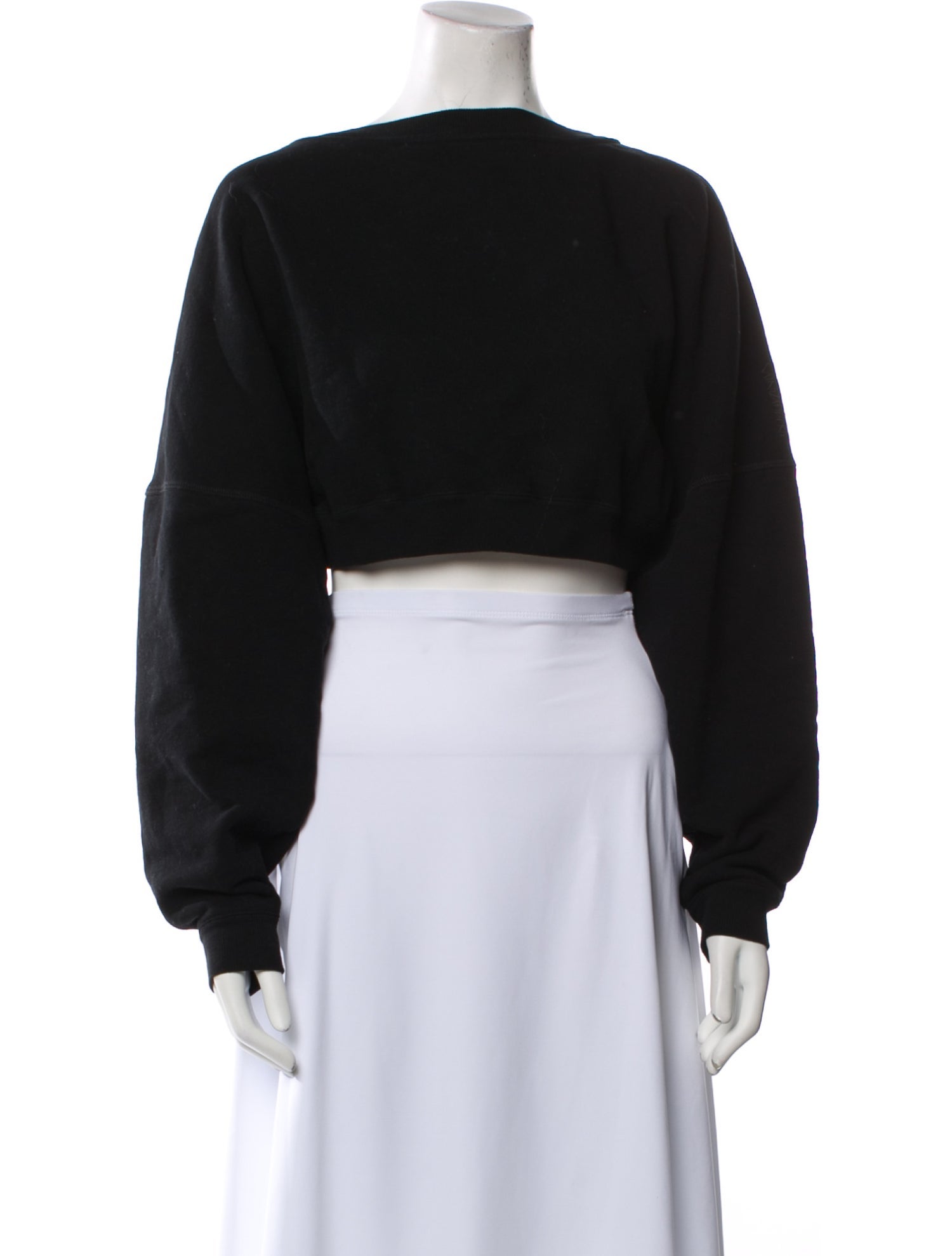 Saint Laurent 2023 Bateau Neckline Crop Top