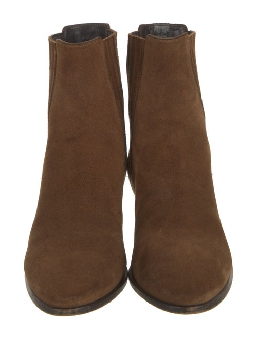Saint Laurent Suede Chelsea Boots