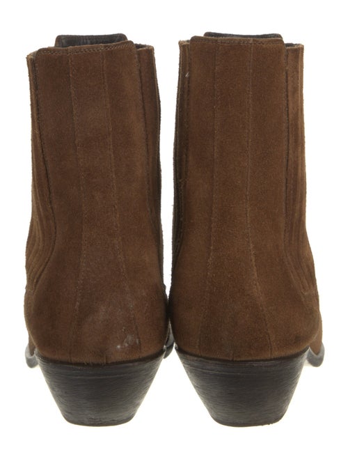 Saint Laurent Suede Chelsea Boots