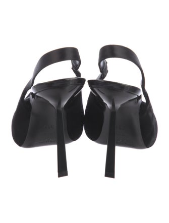 Saint Laurent Velvet Slingback Pumps