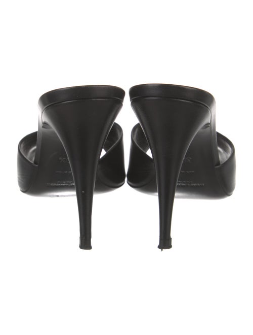 Saint Laurent Leather Slides
