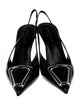 Saint Laurent Patent Leather Slingback Pumps
