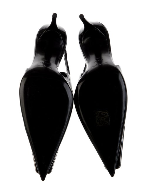 Saint Laurent Patent Leather Slingback Pumps