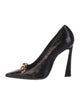 Saint Laurent Crocodile Printed Pumps