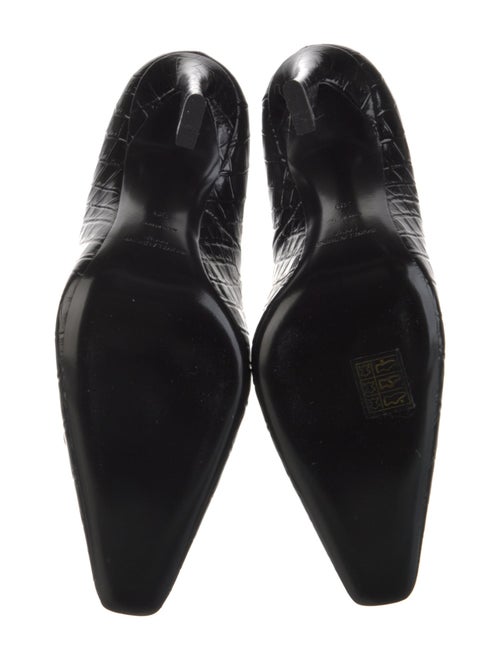 Saint Laurent Crocodile Printed Pumps