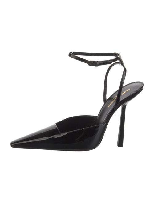 Saint Laurent Patent Leather Slingback Pumps
