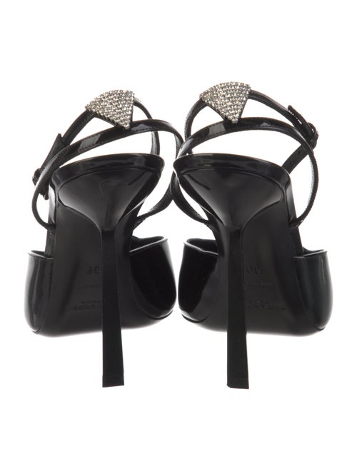 Saint Laurent Patent Leather Slingback Pumps