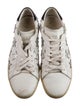 Saint Laurent Leather Printed Sneakers