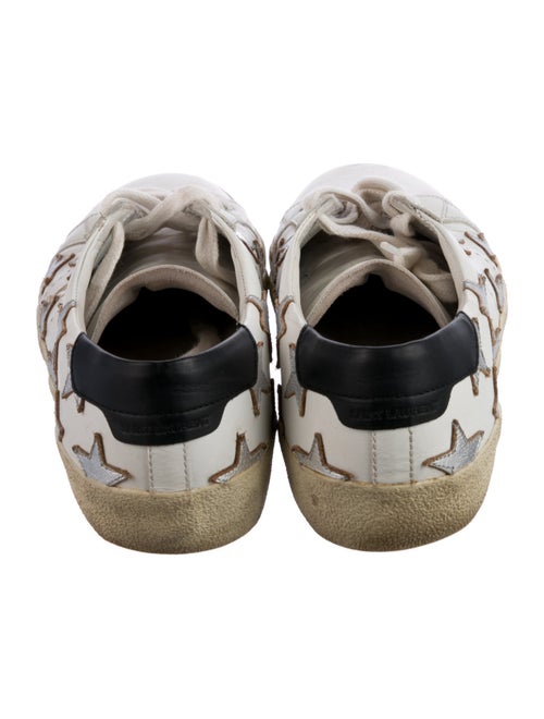 Saint Laurent Leather Printed Sneakers