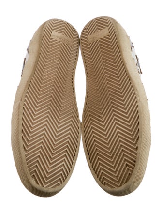 Saint Laurent Leather Printed Sneakers