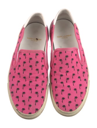 Saint Laurent Canvas Printed Sneakers