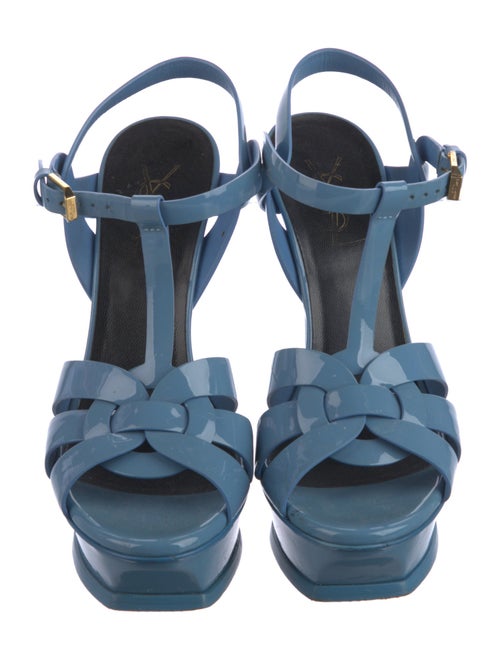 Saint Laurent Patent Leather T-Strap Pumps