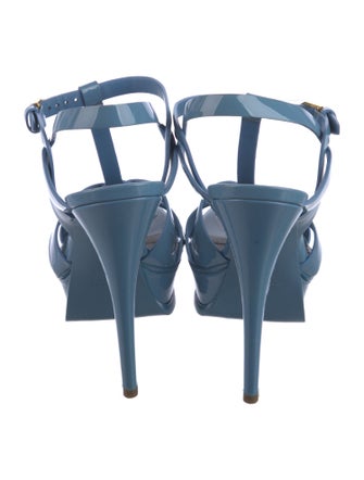 Saint Laurent Patent Leather T-Strap Pumps