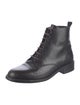 Saint Laurent Leather Combat Boots