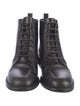Saint Laurent Leather Combat Boots