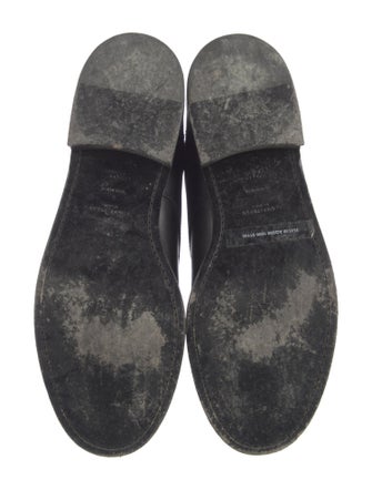 Saint Laurent Leather Combat Boots