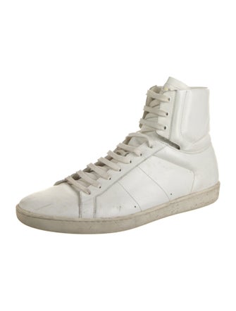 Saint Laurent Leather Sneakers