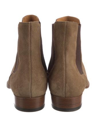 Saint Laurent Suede Chelsea Boots