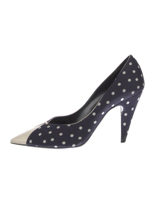 Saint Laurent Polka Dot Print Pumps