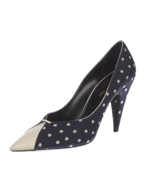Saint Laurent Polka Dot Print Pumps