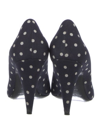 Saint Laurent Polka Dot Print Pumps