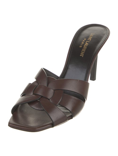 Saint Laurent Leather Slides