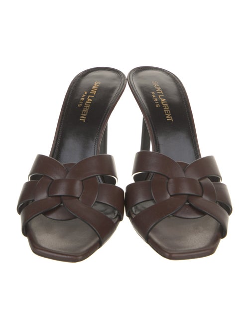 Saint Laurent Leather Slides