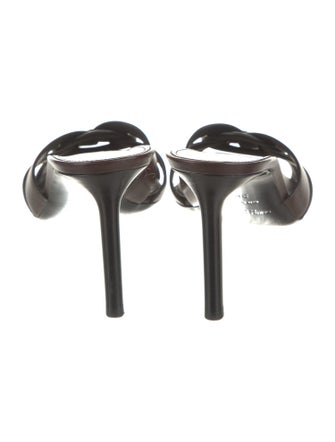 Saint Laurent Leather Slides