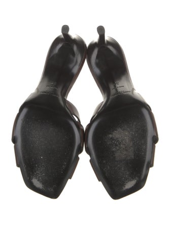 Saint Laurent Leather Slides