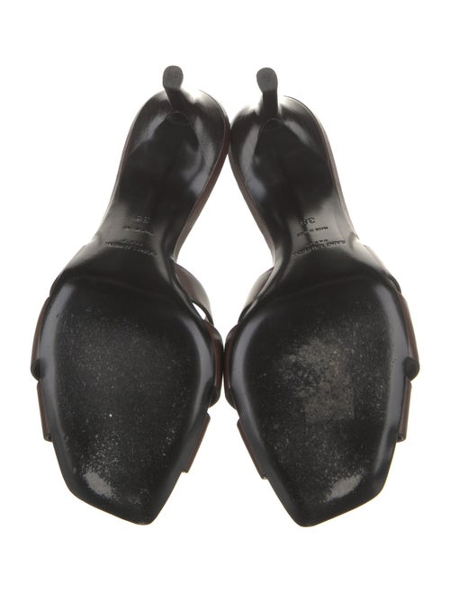 Saint Laurent Leather Slides