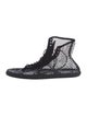 Saint Laurent Mesh Crystal Embellishments Sneakers