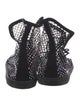 Saint Laurent Mesh Crystal Embellishments Sneakers