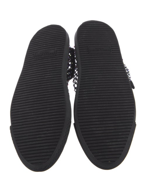 Saint Laurent Mesh Crystal Embellishments Sneakers