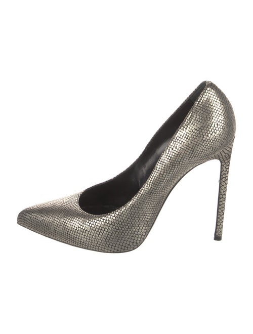 Saint Laurent Embossed Leather Pumps