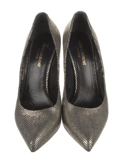 Saint Laurent Embossed Leather Pumps