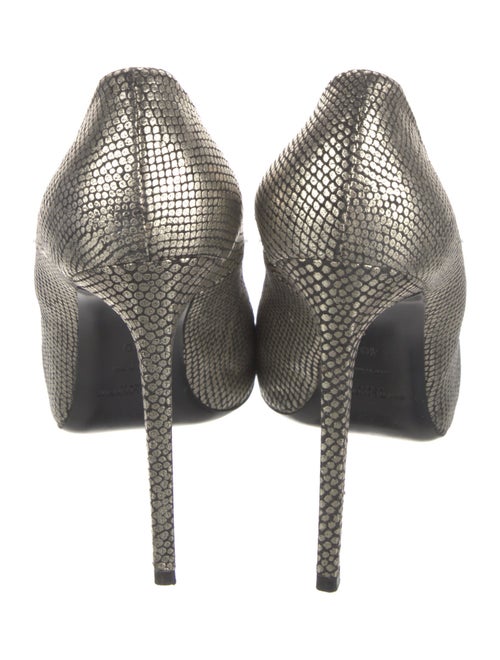 Saint Laurent Embossed Leather Pumps