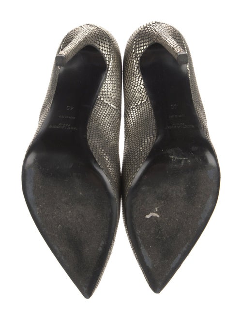 Saint Laurent Embossed Leather Pumps