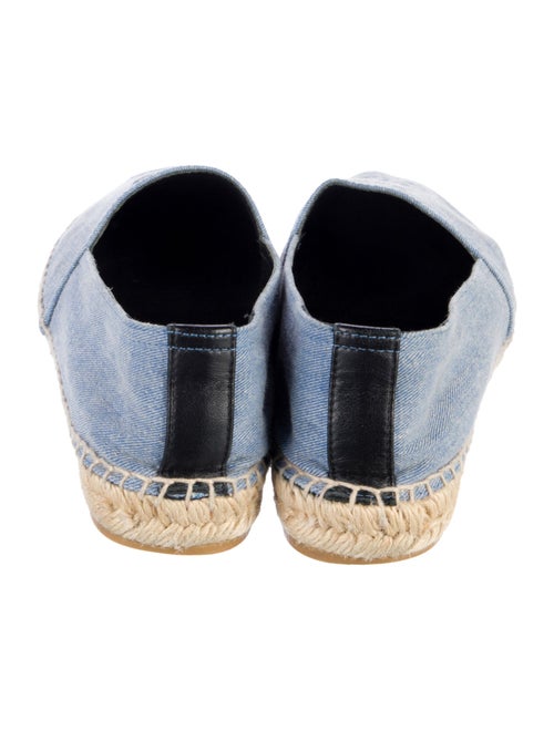 Saint Laurent Signature Logo Denim Espadrilles