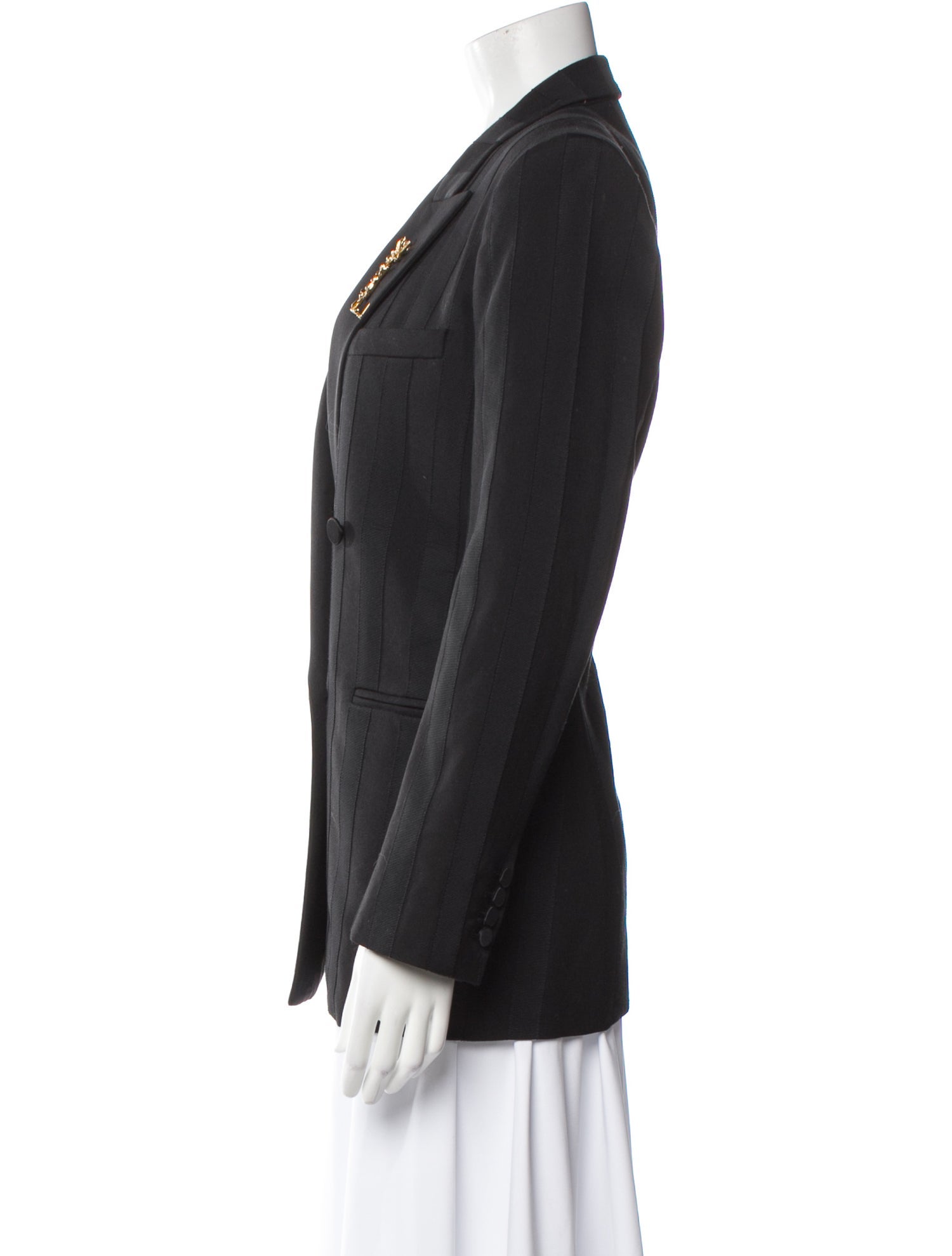 Saint Laurent Virgin Wool Blazer