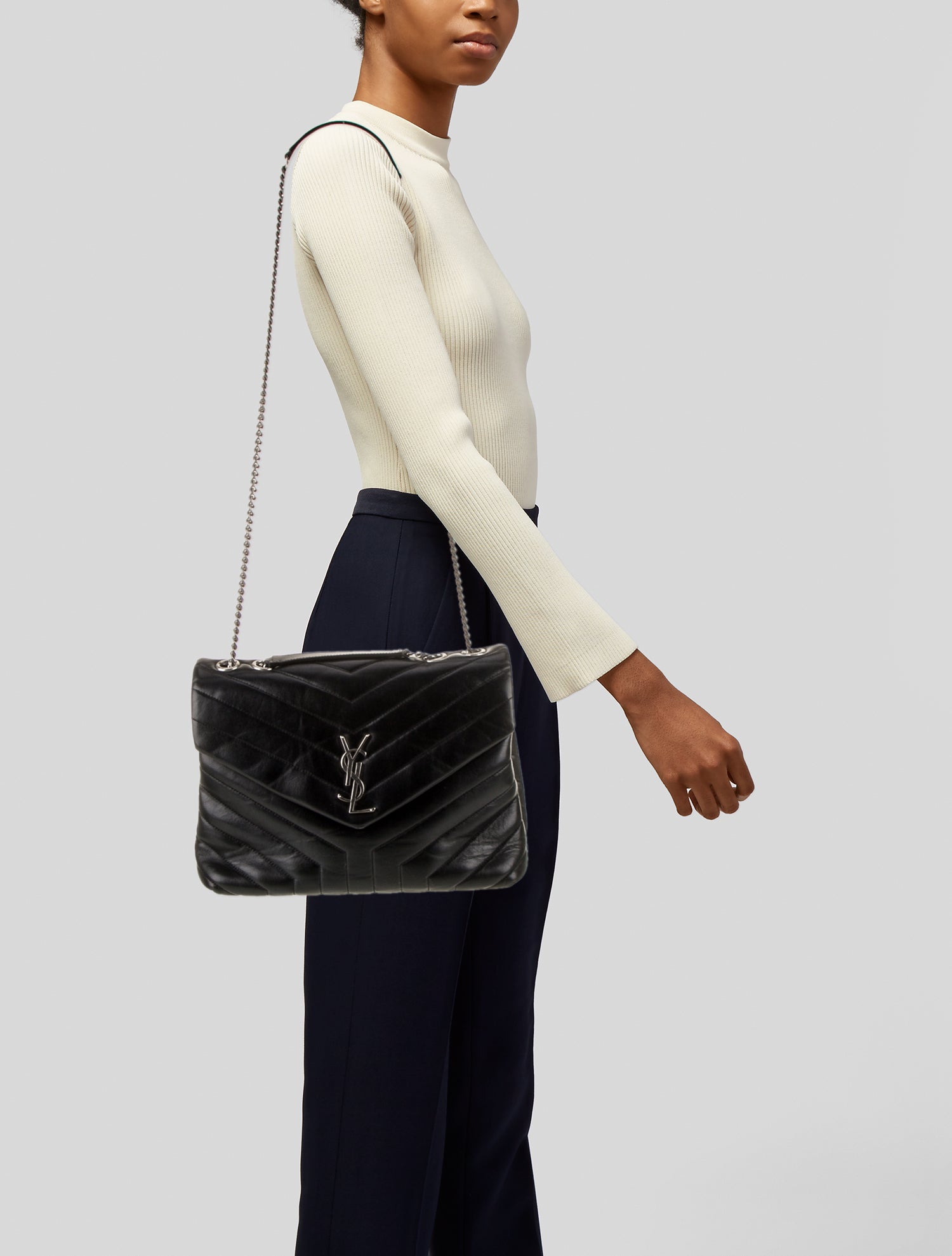 Saint Laurent Leather Shoulder Bag