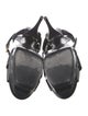 Saint Laurent Patent Leather T-Strap Sandals