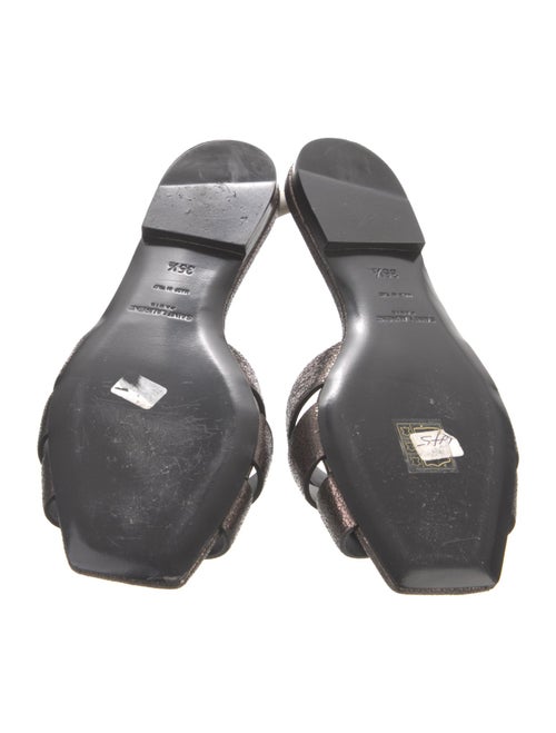 Saint Laurent Leather Slides