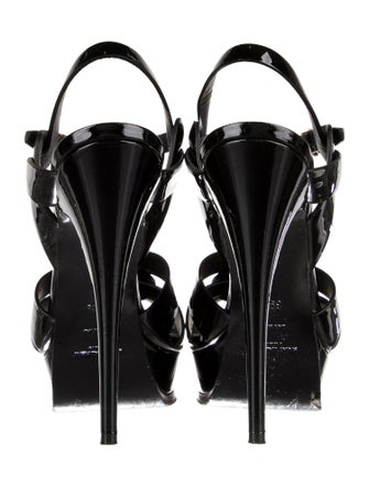 Saint Laurent Patent Leather T-Strap Pumps