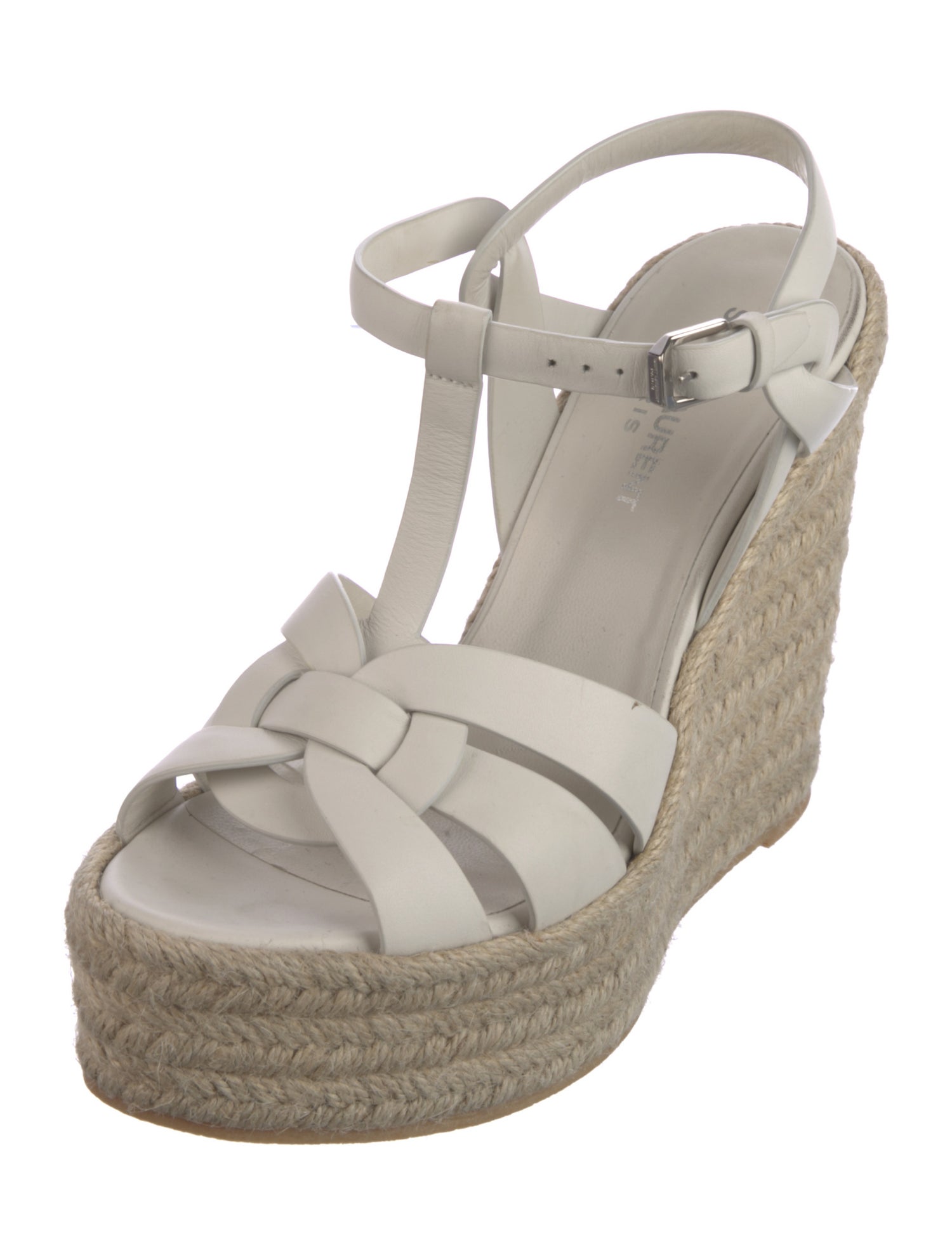 Saint Laurent Leather Espadrilles