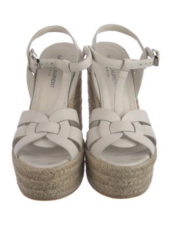 Saint Laurent Leather Espadrilles