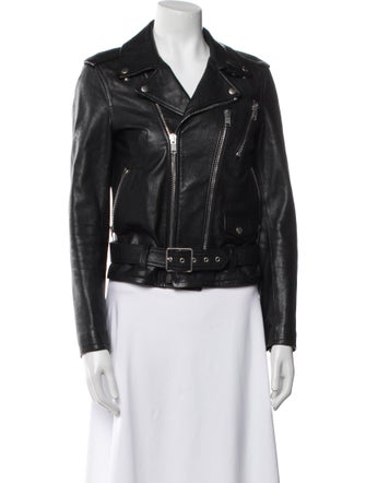 Saint Laurent Leather Biker Jacket