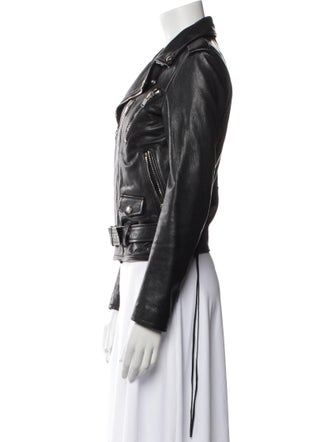 Saint Laurent Leather Biker Jacket