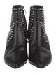Saint Laurent Leather Studded Accents Chelsea Boots